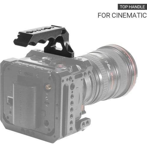 SmallRig Universal Top Handle for Cinematic Cameras W/ 1/4 3/8 Thread Holes Arri Locating Holes For Magic Arm DIY Options 2393