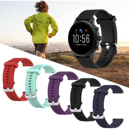 For Gen 5 Carlyle HR Replacement Watch Band Soft Adjustable Silicone Smart Wristbands for Women Men Sports Bracelet Strap