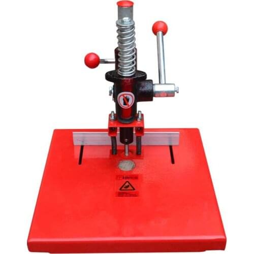 Plastic bag Film Perforating Machine Non-Woven Bag Cloth Leather Manual Perforating Heavy Single Machine