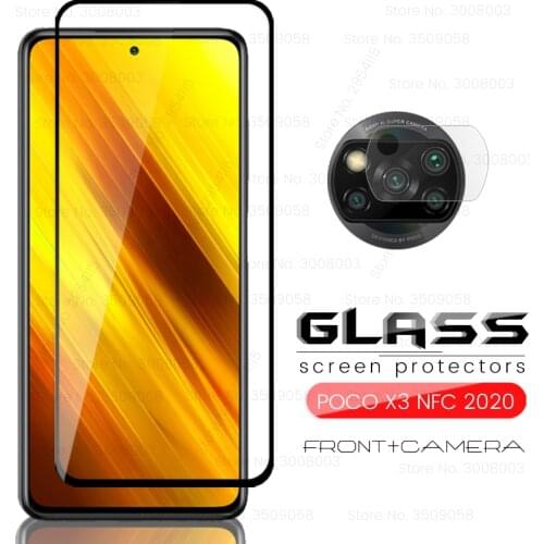 Camera glass on poco x3 nfc (global) glass protective glass for xiaomi mi xiomi xaomi pocphone poco x3 x 3 3x pocox3 pocophonex3