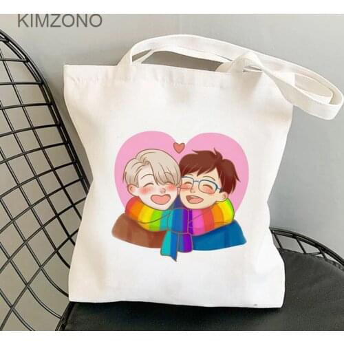 Yaoi shopping bag bolso jute bag shopping bolsa bag foldable boodschappentas jute tote custom