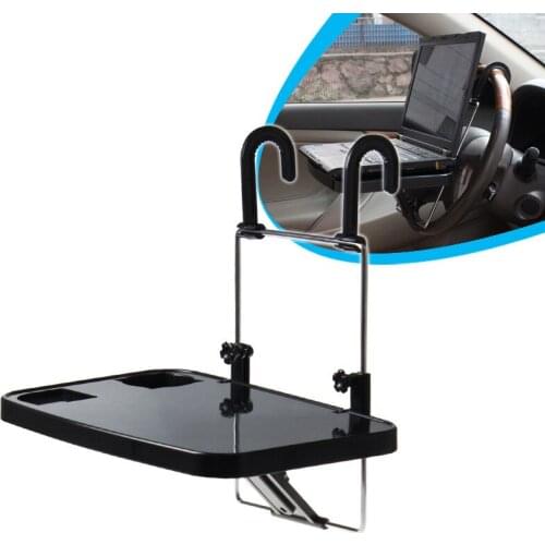 Car Steering Wheel Holder Computer Rack Seat Back Steering Wheel Dinner Plate Computer Bracket Portable Car Desk