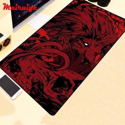 400x900mm Large Wolf Mouse Pad Gaming Accessories XXL PC Laptop Desk Mat Gamer Mousepad Animal Computer Decoracion Keyboard Pad