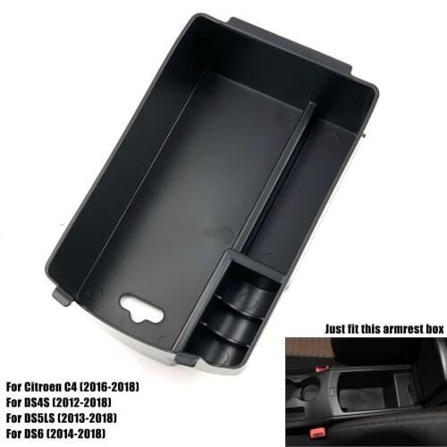 For Citroen C5 Aircross C4 C5 C6 For DS4S DS5LS DS6 DS7 Car Accessories Central Armrest Storage Box Console Tray Holder Palle