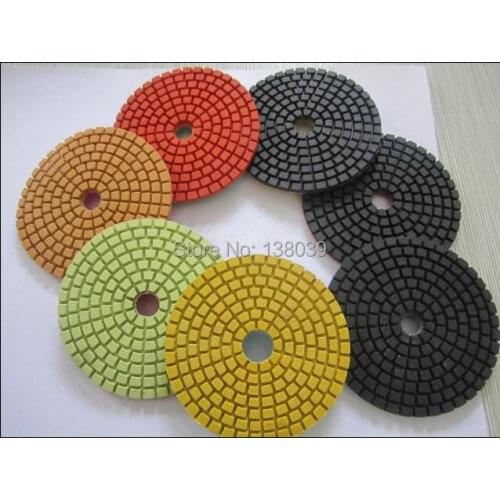 Good quality Wet Diamond Polishing Pads 4 Inch Set Kit For Granite Concrete Marble Polish