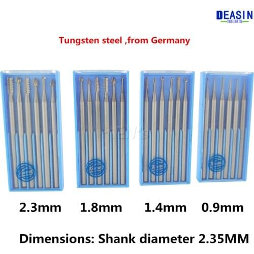 New Arrival Imports of needle teeth nuclear carving wood carving ivory jewelry miniature cutter tungsten steel cutter chisel Set