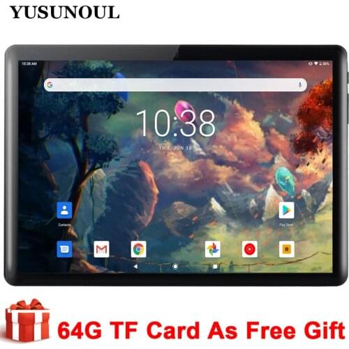 2020 New 10 Inch Android 9.0 Tablet Quad Core 2G RAM 32G ROM Tablets 1280*800 IPS LCD Dual SIM Card 3G Tablet Pc With Free Gifts