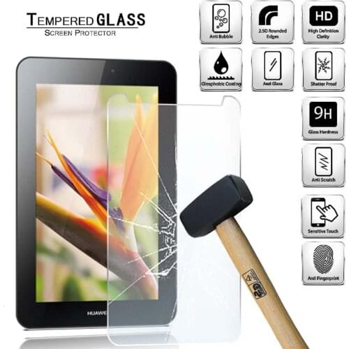 Tablet Tempered Glass Screen Protector Cover for Huawei MediaPad 7 youth 2 Tablet Explosion-Proof Tempered Film
