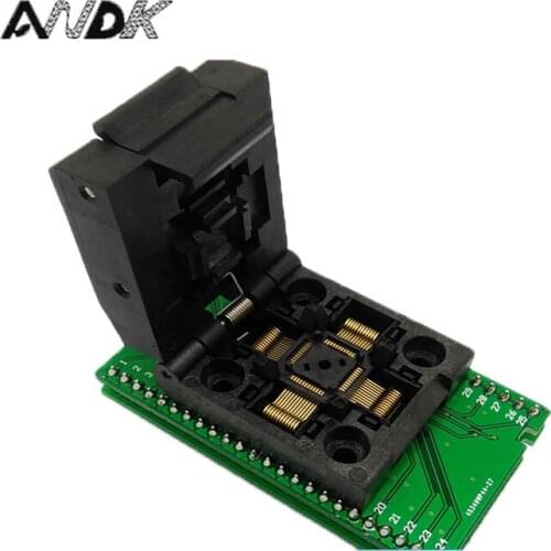 QFP48 TQFP48 LQFP48 to DIP48 MCU Programmer Pitch 0.5mm IC Body Size 7x7mm IC51-0484-806 Test Adapter SMT/SMD test Socket