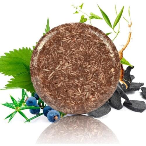 60g Hair Darkening Safe Glossy Scalp Shampoo Bar Regrowth Handmade Anti Dandruff Cleansing Unisex Adults Home Health Care