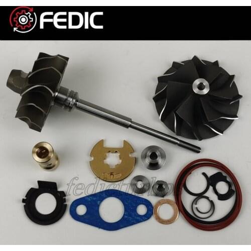 Turbo shaft and wheel rotor assembly + repair kit K0422-581 K0422-582 for Mazda CX-7 3 6 2.3L 260 HP DISI Petrol 2007-2010
