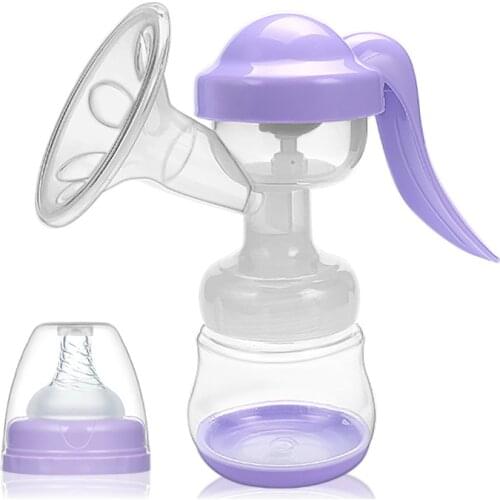 Creative Manual Breast Pump Powerful Baby Suction Feeding Milk Bottles Breasts Pumps Bottle Sucking Baby Breast Feeder