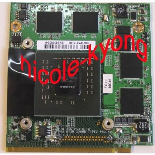 80G1P7110-10F Go7600 VGA Video card for Fujitsu Amilo A1667G A3667G M1437G M1439G M1667G M3438G M3667G M4438G Pi 1536 Pi 1537