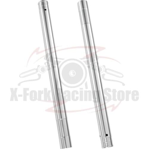 Front Fork Tubes Inner Pipes Silver For HONDA ST1300 2002-2017 03 04 05 06 07 08 09 10 11 12 13 14 15 16 51410-MCS-G02 45x611mm