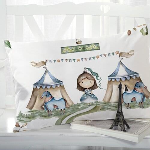 1pc Cartoon Childrens Pillow cover Pillow case Bedding Pillowcase Pillowcovers decorative 50x70 50x75 3D for kids baby princess