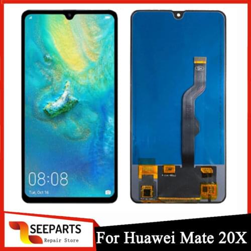 100% Tested For Huawei Mate 20X LCD Touch Screen Digitizer Assembly Replacement Parts 7.2" For Huawei Mate 20 X LCD Display