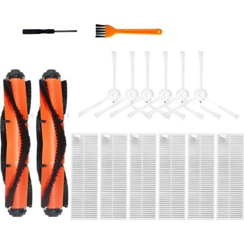 Promotion!Side Brush Hepa Filter Kits for Xiaomi Mijia G1 Vacuum Cleaner Accessories Roll Brush Hepa Filter Spare Parts