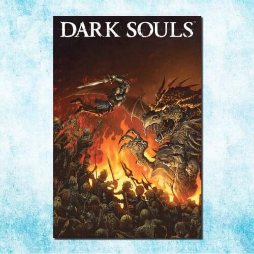 Dark Souls 1 2 3 Art Silk Canvas Poster Print 13x20 Inch Game Picture for Wall Decor -9