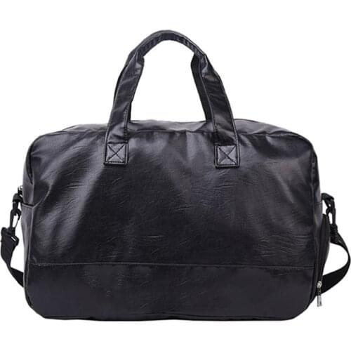 Fashion Men Women Travel Bags Luggage Waterproof Suitcase Duffel Bag Big Large Capacity Bags Casual PU Leather Handbag