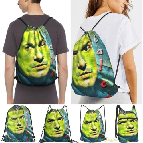 Falco Art(2) Women Purpose Drawstring Backpack Bags Men Outdoor Travel Backpacks For Gym Training Swimming Fitness Bag