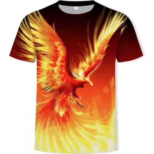 Summer Mens 3D Printing T-shirt Fashion Tattoo Round Neck Short Sleeve Sports Fitness Casual Mens Sports Mens T-shirt