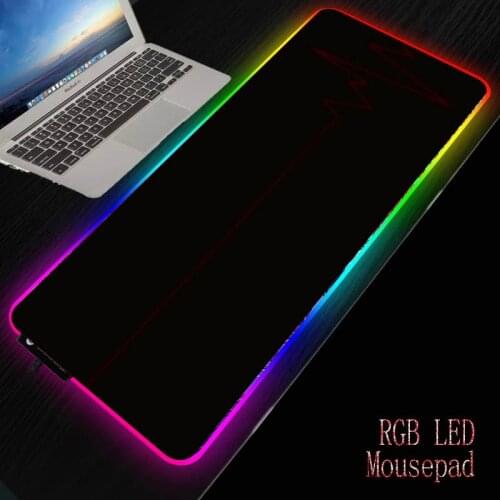 MRGBEST Black red texture Gaming Mouse Pad Computer with Locking Edge Mousepad Natural Surface Keyboard Desk Mat Game office