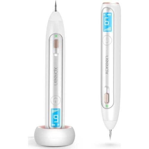 LCD Laser Plasma Pen Wart Remover Mole Tattoo Remover Machine Skin Tag Removal Dark Spot Cleaner Rechargeable Face Device