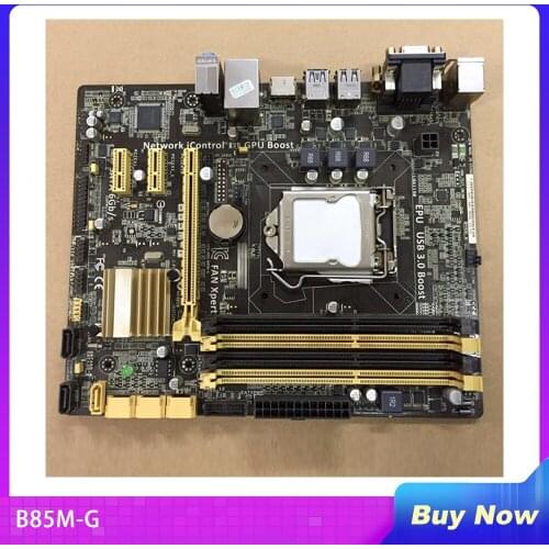 ASUS Used B85M-G Motherboard LGA1150 B85M DDR3 For Intel B85 32GB Desktop Mainboard USB3 SATA3