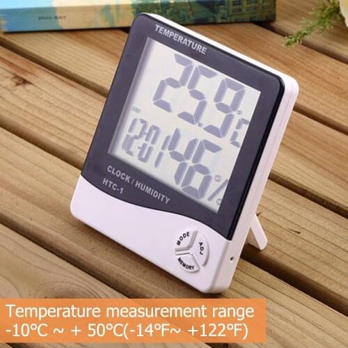 Mini LCD for Wireless Thermometer 2 LCD Smart Electric Digital Hygrometer Thermometer Weather Station Clocks