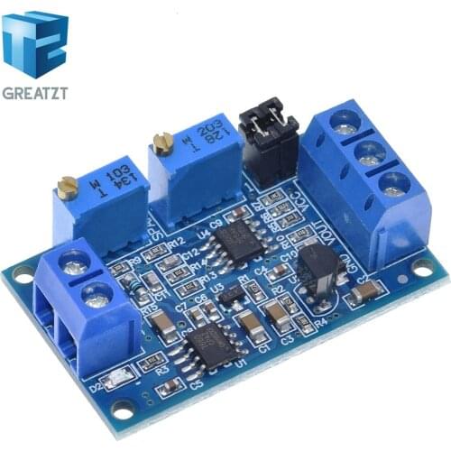 GREATZT Current To Voltage Module 0 -20mA/4 -20mA to 0- 3.3V/0 -5V/0 -10V Voltage Transmitter Signal Converter Module
