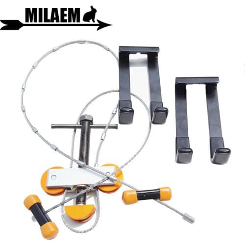 1Set Archery Compound Bow Press L Bracket Bow Release Portable Bow Press Compound Bow Outdoor Shooting Accessories