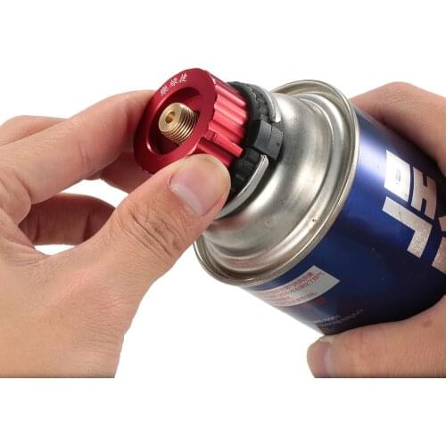2PCS Camping Gas Stove Adapter Connector Stove Conversion Head Convert Adapter Stove Accessories Nozzle Screw LJ-9052