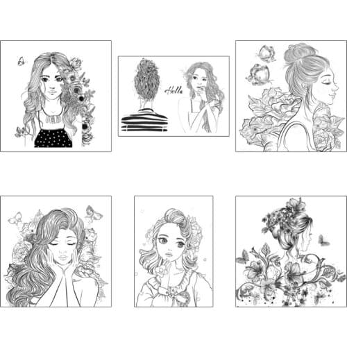 Clear Seal Stamp Beauty Silicone DIY Embossing Photo Album Decorative Paper Card Craft Scrapbooking Stamp My Account