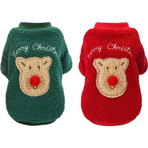 Christmas Dog Clothes Pet Clothing Vest Shirt New Year Puppy Dog Costume Chihuahua Pet Vest Shirt For Small Medium Dogs
