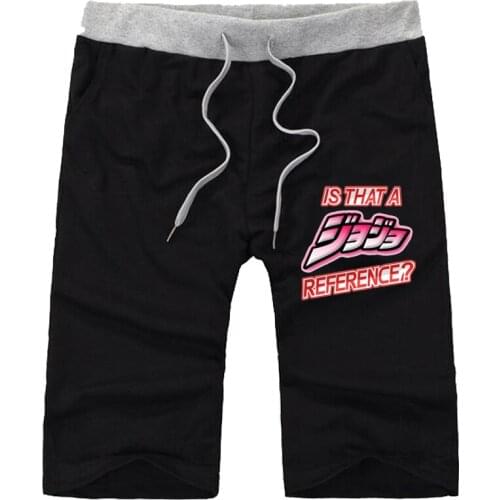 Anime JoJos Bizarre Adventure Shorts Jogger Waist Pocket Trousers short pants Men Summer Shorts teenagers Short Sweatpants