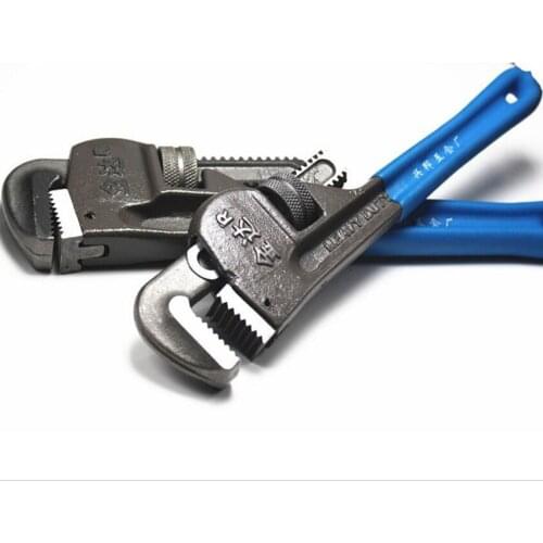 8"/10"/12" Heavy Duty Quick Pipe Wrenches Large Opening Universal Adjustable Water Pipe Clamp Pliers Hand Tools for Plumber