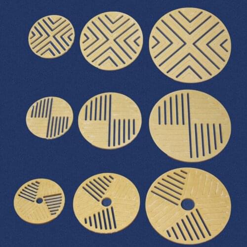 Fabric art patchwork tool Quilting ruler Acrylic Sashiko design arc mould Template embroidery kit borduren наборы