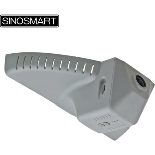 SINOSMART Novatek 96672 Special Car WiFi DVR Camera for Skoda Superb Deluxe Control by App SONY IMX323 Gray