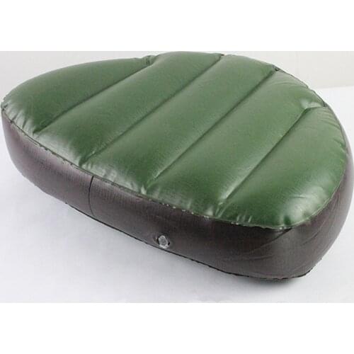 Green Pvc Inflatable Seat Air Mat 46*32*10 Cm Waterproof Inflatable Boat Fishing Boat Outdoor Inflatable Seat Pillow A09011