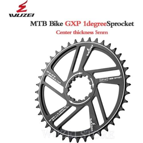 WUZEI Mountain Bike GXP Chainrings 30/32/34/36/38/40/42T Offset 1mm Chainwheels 8/9/10/11/12 speed MTB Crankset Parts for SRAM