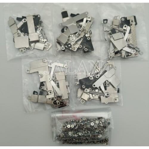 10pcs/lot 6 7 8 6s 6p 6sp 7p 8 plus Full Screw Set + Bottom Screws Full Set Small Metal Internal Bracket Shield Plate Kit