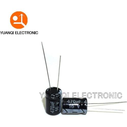 20pcs 16V 470UF 8*12mm Aluminum Electrolytic Capacitor 8X12mm