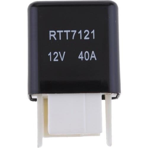 4 Pins Car Truck RTT7121A 12V 40A Car High Power Relay Black