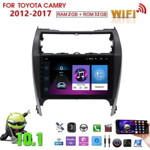 Android 10 2Din Car Multimedia Player Car Radio Stereo For Toyota Camry 7 XV 50 55 2012-2017 GPS Navigation Head Unit Bluetooth