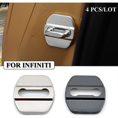 Ceyes Car Styling Car Door Lock Cover Fit For Infiniti JX EX35 QX50 QX60 QX70 Q50 Q60 JX35 FX35 Auto Stainless Steel Car-Styling