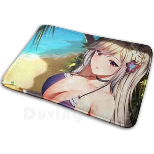 Azur Lane Art Carpet Mat Rug Cushion Azur Lane Anime Azur Lane Atago Manga Akagi Enterprise Waifu Azur Lane Peeker Azur