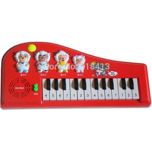 Childrens Toys Pleasant Goat Electronic Organ Toy Educational Piano Music Baby Infant Children Plastic Key Type 2021