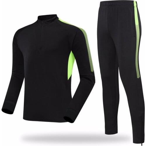 Kids Boys Autumn Winter Sports Suit Mens Long Sleeved Running Tracksuits Set Jogging Fitness Soccer Training Sportswear