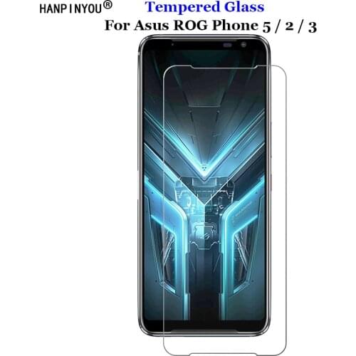 For Asus ROG Phone II 2 ZS660KL Tempered Glass 9H 2.5D Premium Screen Protector Film For Asus ROG Phone 3 ZS661KS / Strix 6.59"