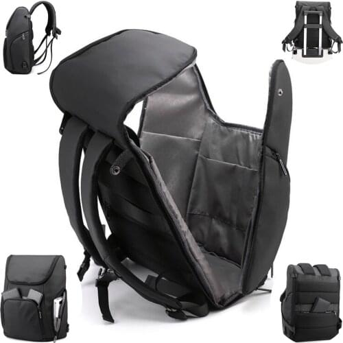 Men Bag Laptop Backpack Anti-Theft Slim Business Travel 15.6 Inch Computer Backpacks Teenager Rucksacks Retro Safety School Bag